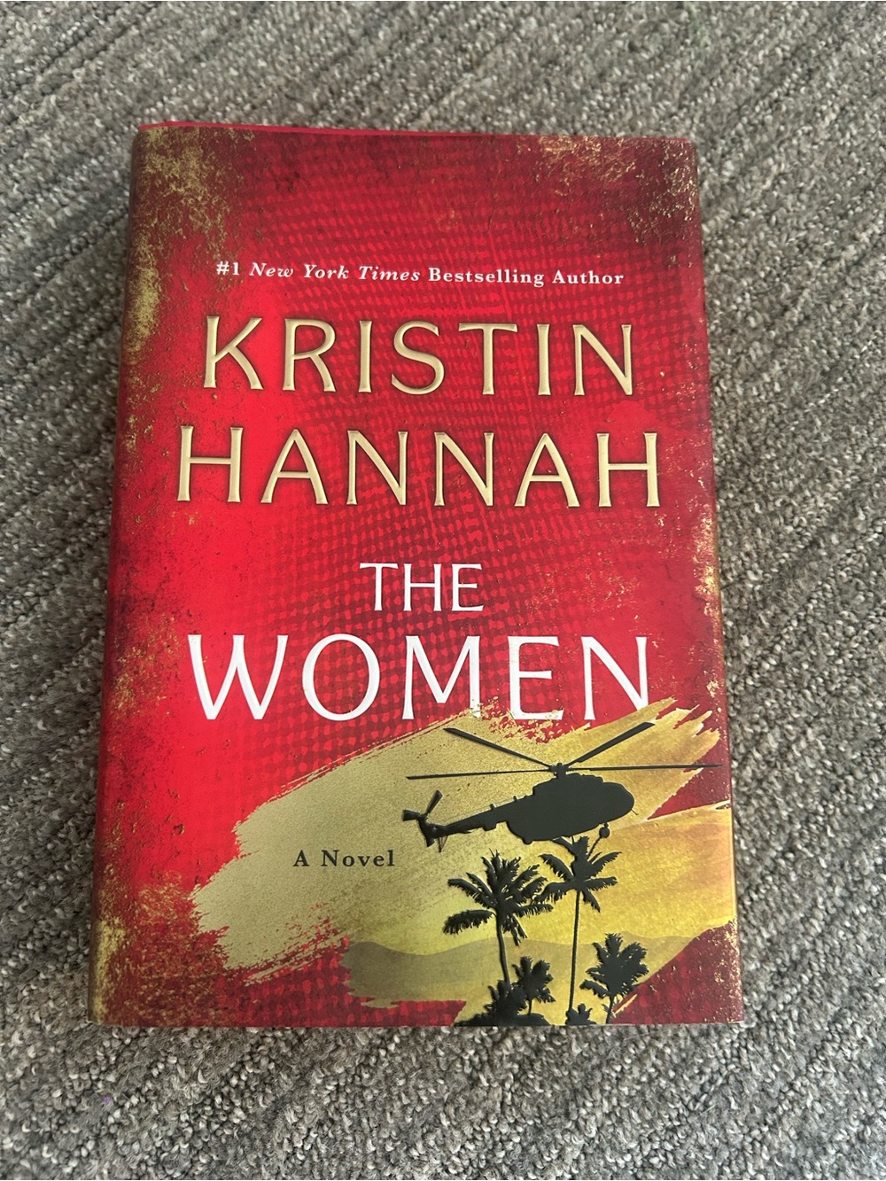 Kristin Hannah "The Women" Paperback Book - Red & Gold Cover